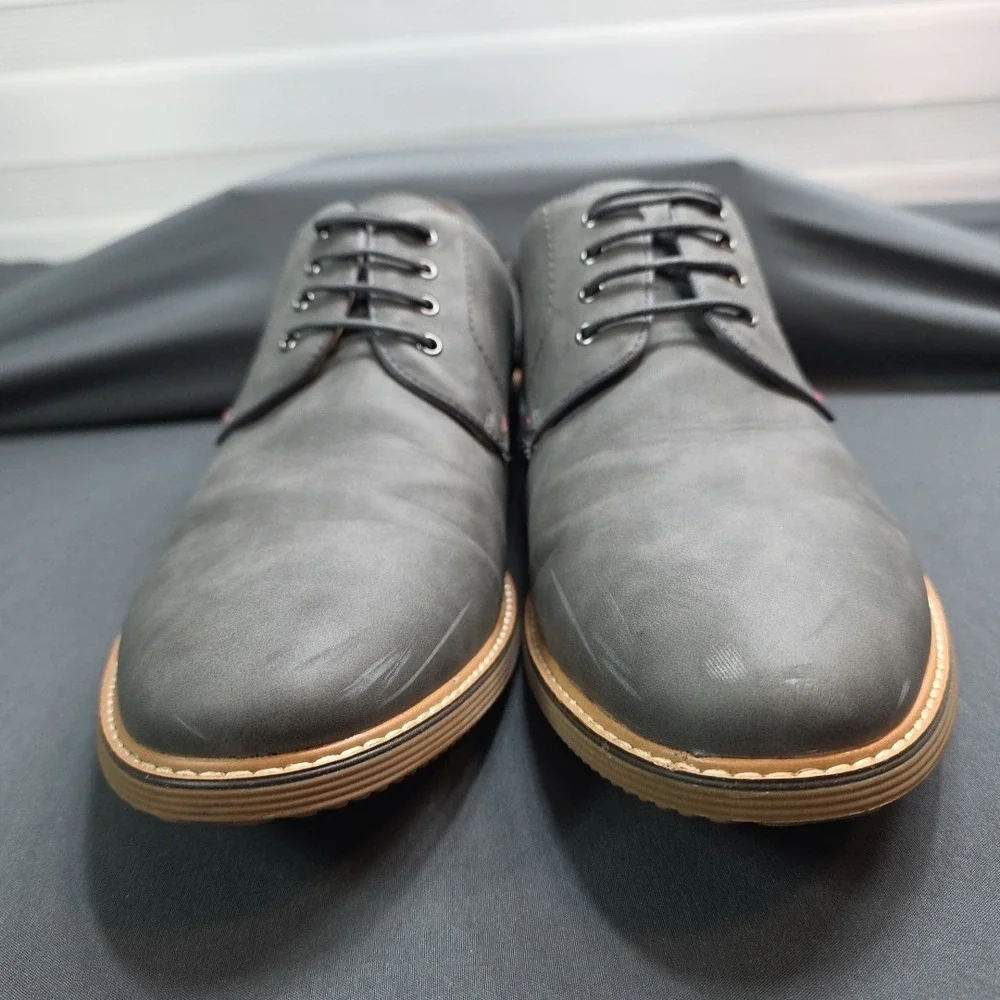 Steve Madden Men's Gray Ousted Oxford‎ Size 13M